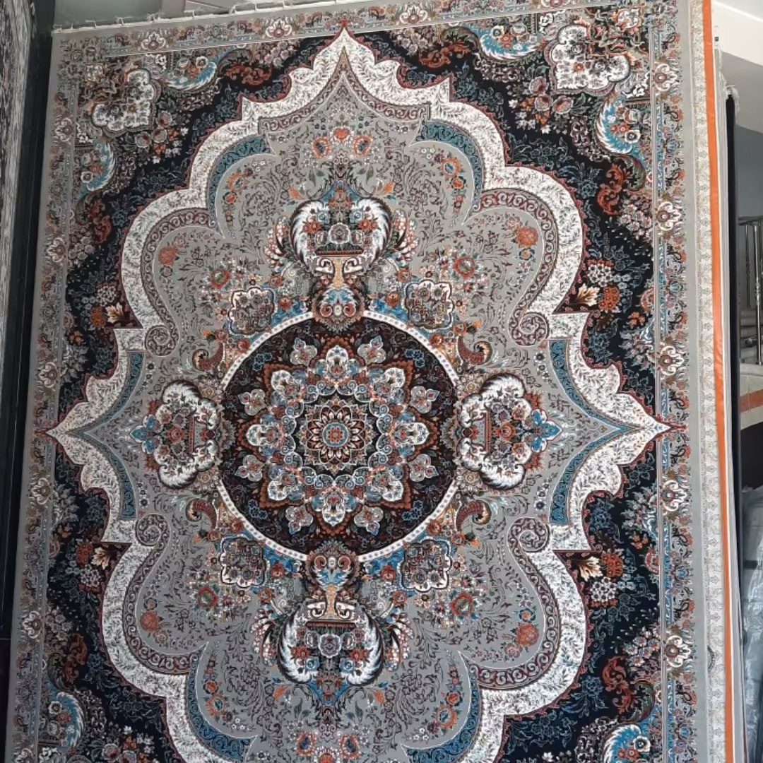 فرش ماشینی 12 متری 700 شانه تراکم 2550 کاشان ارسال رایگان
