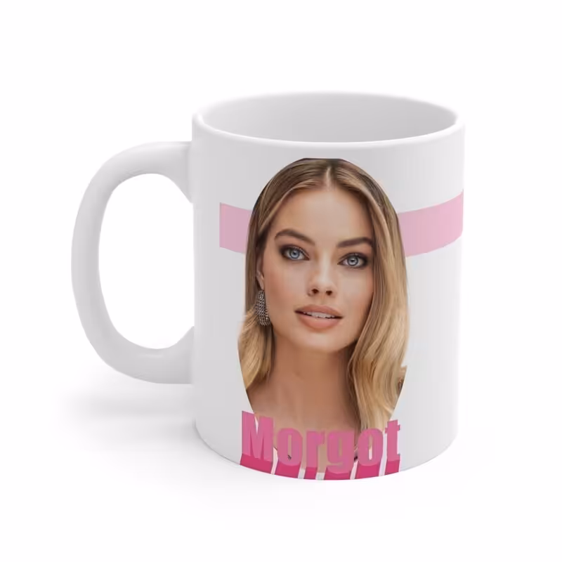 ماگ طرح Margot Robbie مارگو رابی باربی Barbie مدل NM2051