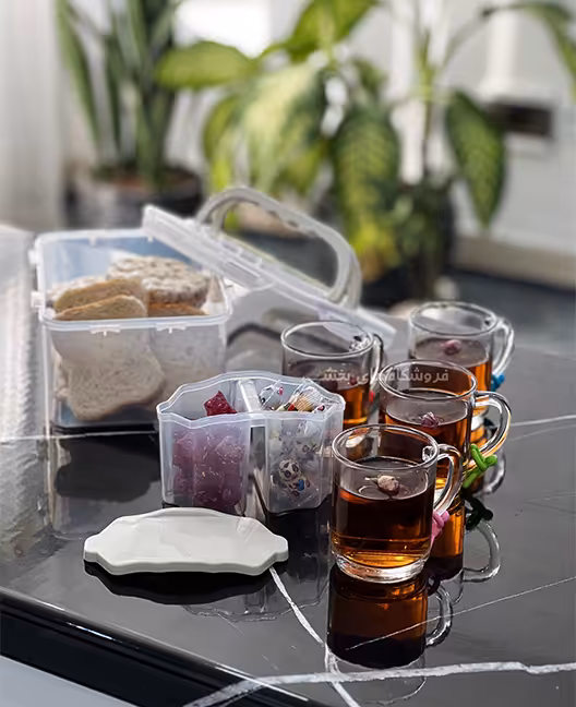 سرویس چایخوری 4 نفره لیمون