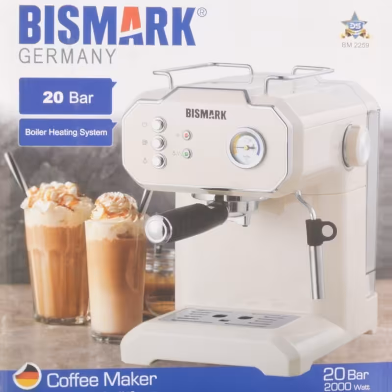اسپرسوساز بیسمارک مدل BM2259 (همراه با 18 ماه گارانتی)