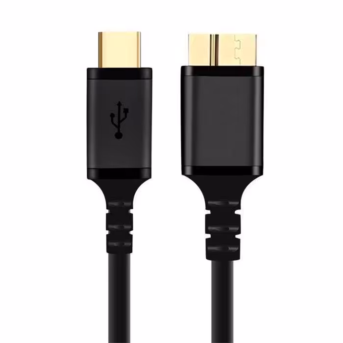 کابل تبدیل USB-C به microB کی نت پلاس مدل KP-C2009 طول 1.5متر