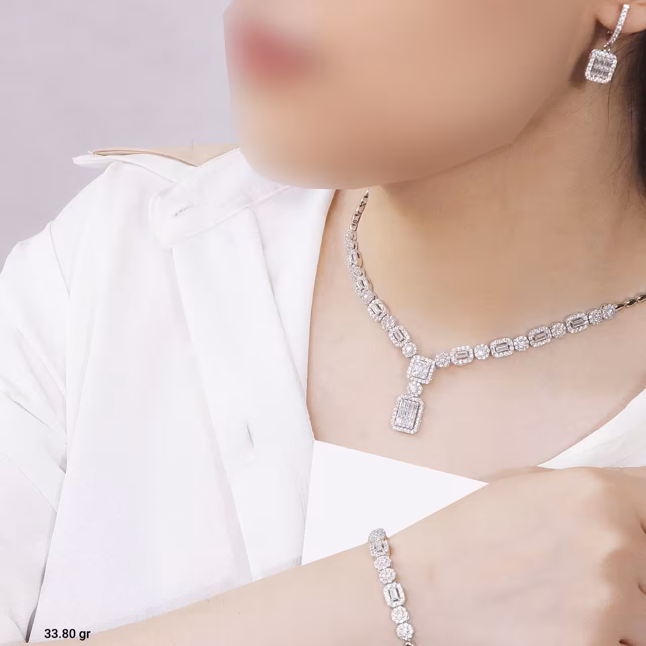 سرویس نقره مارسا طرح امرالدکات  10195-35