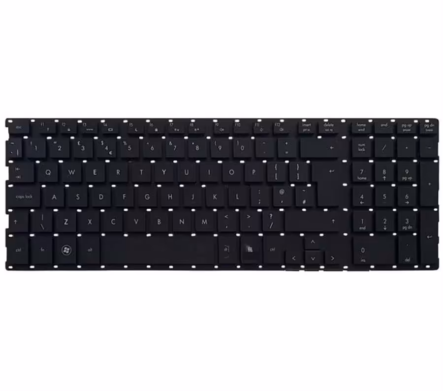 کیبورد لپ تاپ اچ پی مدل ProBook 4510 4710 مشکی اینتربزرگ بدون فریم