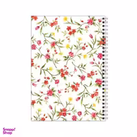 دفتر مشق 100 برگ بامبیلیپ طرح گل گلی کد 6882376