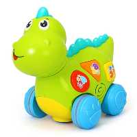 اسباب بازی دایناسور موزیکال هولی تویز Huile Toys کد 6105