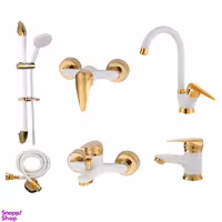 ست شیرآلات فاخته مدل ایتالیا پلاس کد ST مجموعه 6 عددی