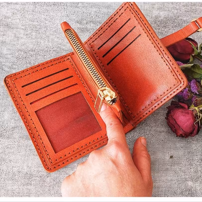 کیف جیبی چرم طبیعی بزی