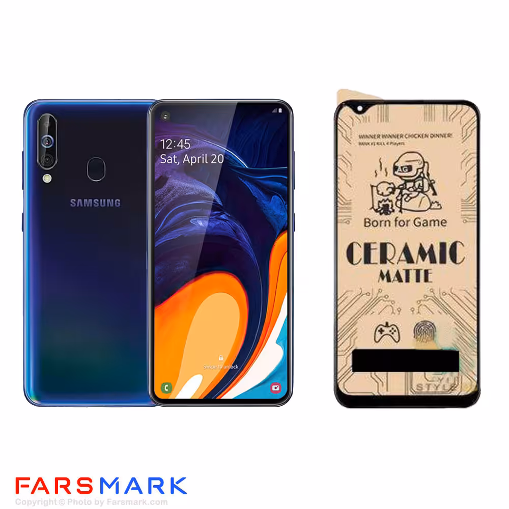 گلس سرامیکی مات گوشی سامسونگ Samsung Galaxy A60