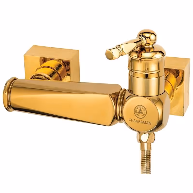 شیر مخلوط اهرمی توالتی مدل ارس طلایی براق قهرمان