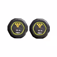 دمبل گرد استوپ دار 30 کیلوگرمی PSH بسته دو عددی