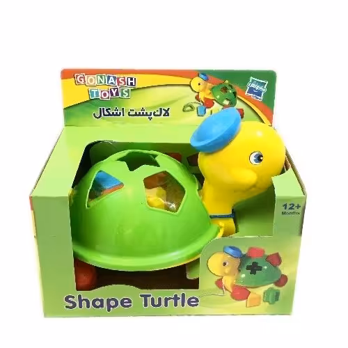 اسباب بازی فکری لاک پشت اشکال کودک