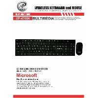 کیبورد و ماوس بی سیم ایکس پی XP-W4700