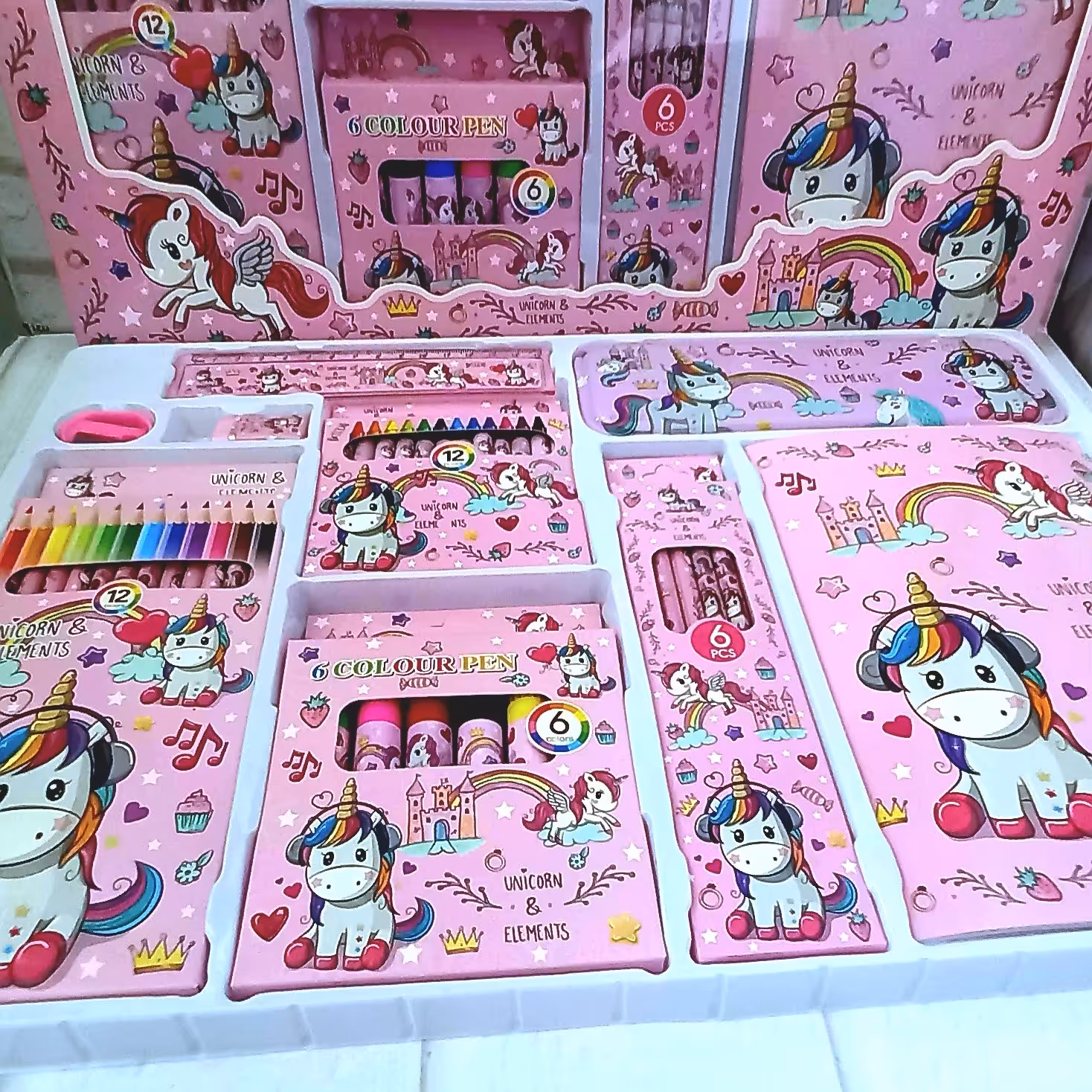 ست کادویی لوازم تحریر یونیکورن