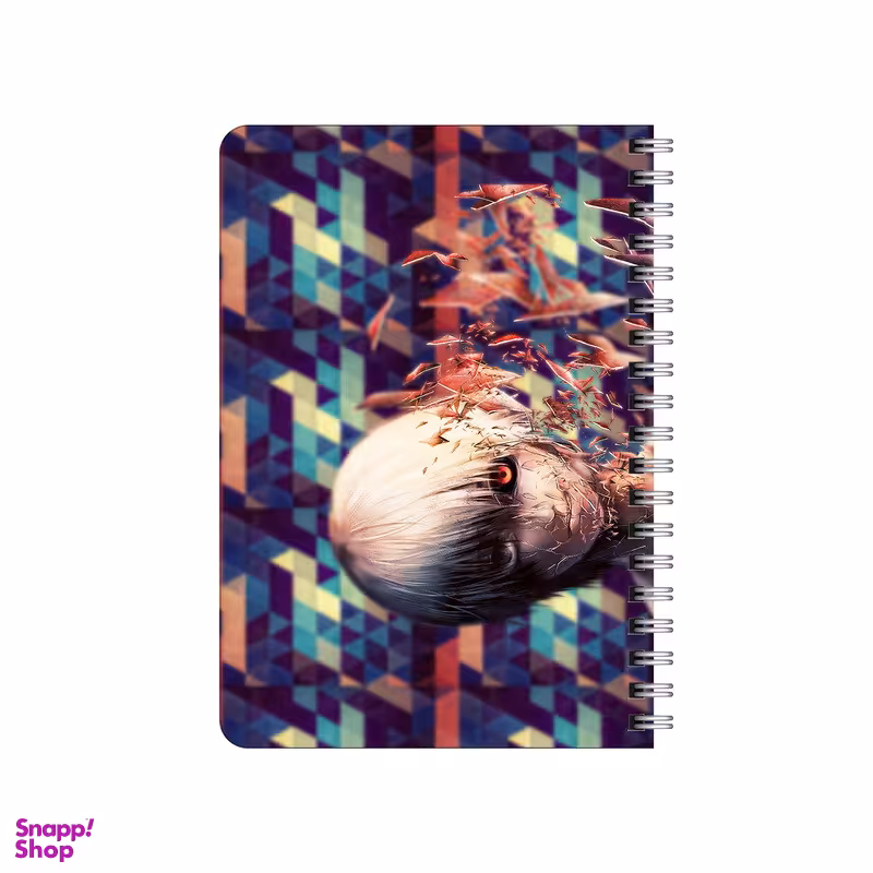 دفترچه یادداشت 80 برگ بامبیلیپ مدل چوبی طرح انیمه توکیو غول کد 1214680