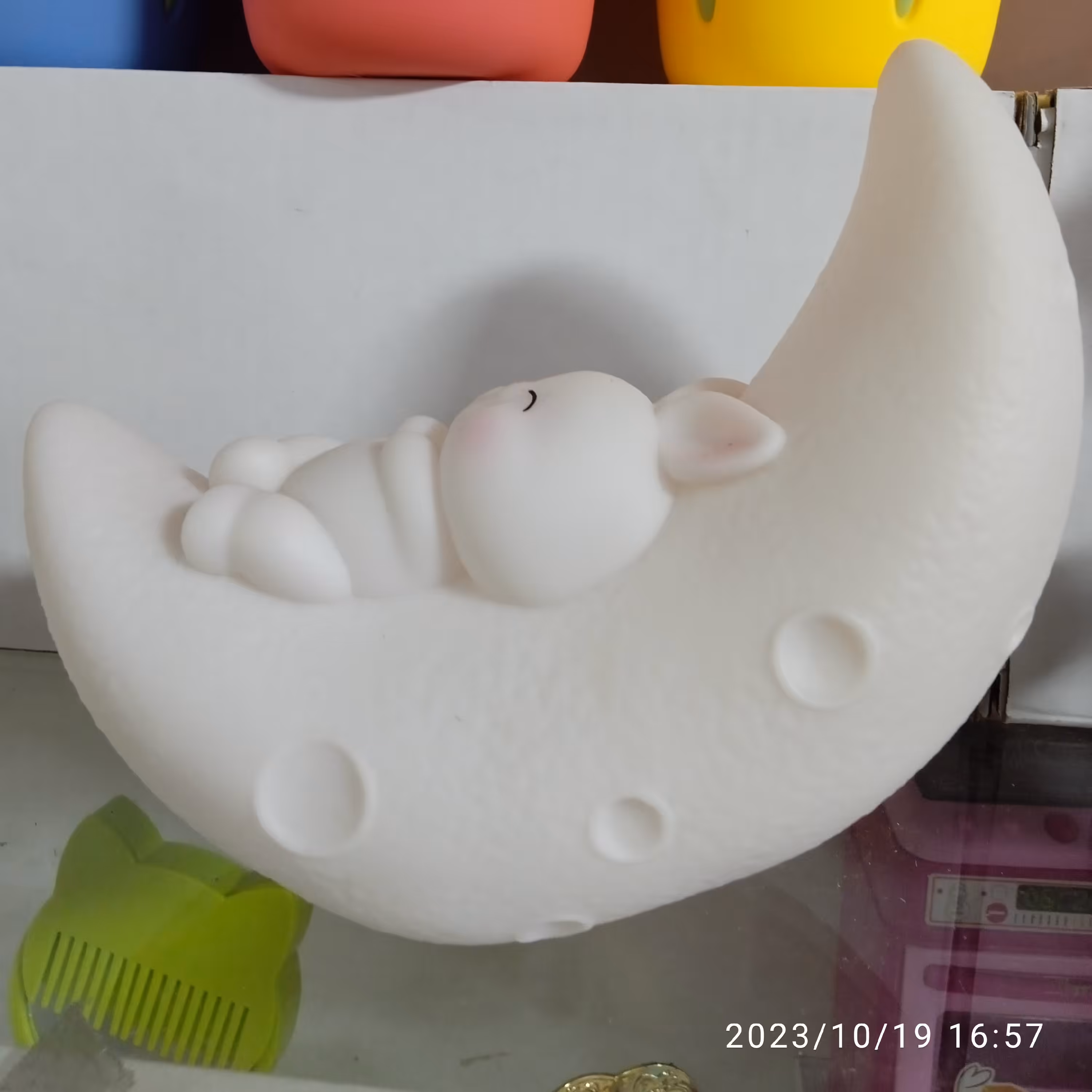 چراغ خواب کیوت طرح خرگوش و ماه 