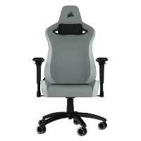 صندلی گیمینگ کورسیر TC200 Plush Leatherette-Light Grey/White