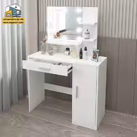 میز آرایش لامپ دار کد DMP96 - فروشگاه سه گامه