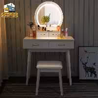 میز آرایش لامپ دار کد DMP83 - فروشگاه سه گامه