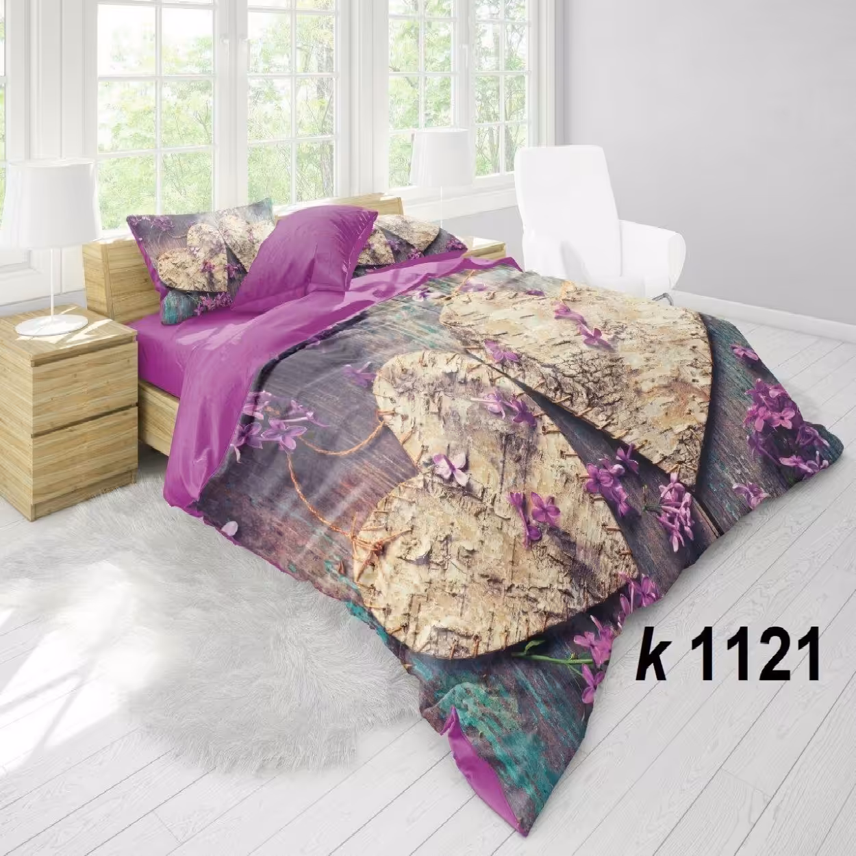 سرویس روتختی ترک إو turkev کد K-1121 دونفره 6 تکه