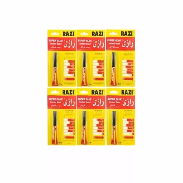 چسب قطره ای رازی (بسته 6 عددی)