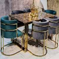 میزناهارخوری شش نفره پایه فلزی 003