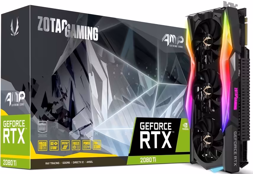 کارت گرافیک زوتک مدل GeForce RTX 2080 Ti AMP Extreme Core با حافظه 11 گیگابایت