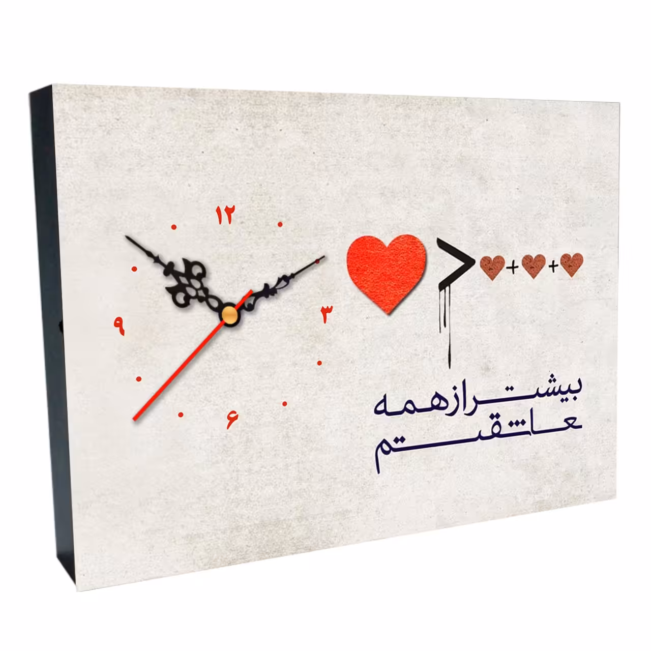 ساعت رومیزی طرح دار کد 005