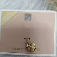 پلاک استیل گردنبند طلایی مدل ستاره دریایی برند تاش Tosh