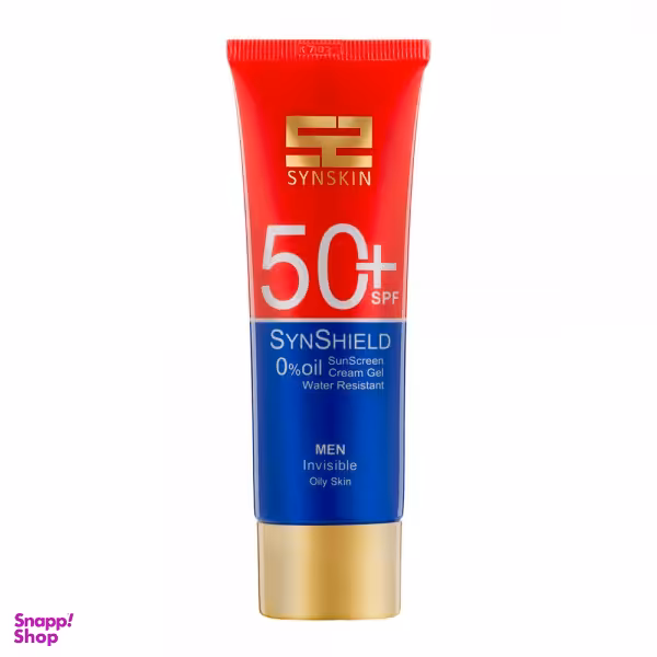 ژل ضد آفتاب مردانه فاقد چربی ساین شیلد +SPF50 ساین اسکین حجم 50 میلی لیتر
