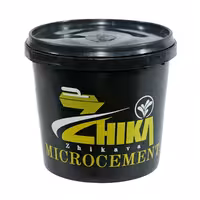 ملات دکوراتیونما ساختمان میکروسمنت نرم رنگ سفید(سطل1.5کیلو)ارسال باربری پس کرایه