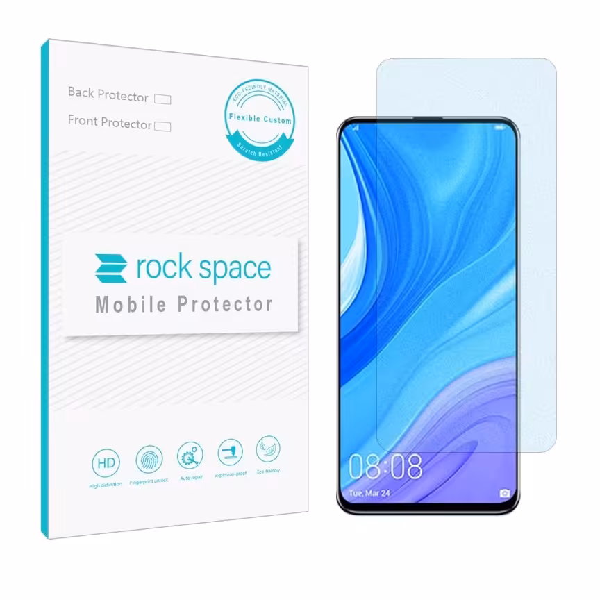  گلس نانو مات بلوکات (ضد اشعه آبی) و ضد ضربه گوشی هواوی Y9S برند راک اسپیس








