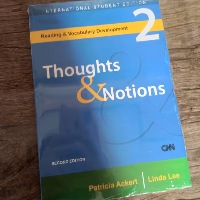 کتاب thoughts  Notions  نشر سپاهان نوشته Patricia Ackert و Linda Lee