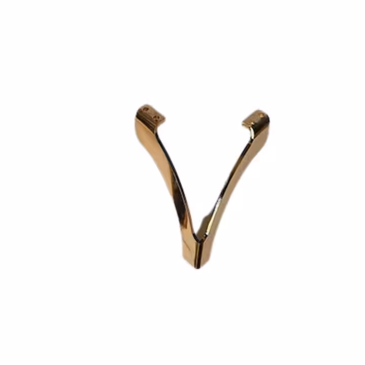 پایه مبل رز سایز 17 سانتی متر آبکاری فورتیک طلائی بسته تک عددی 