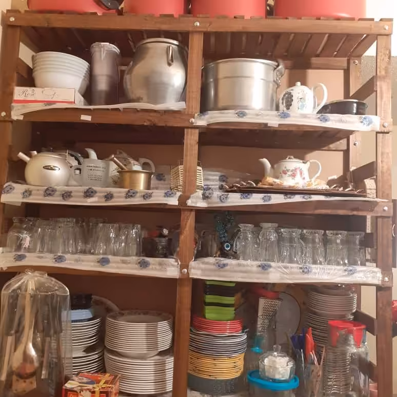 قفسه آشپزخانه پنج طبقه 120 در 120