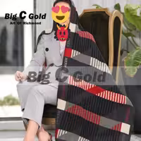شال نخی اسپرت منگوله دارقواره200در70برندbigکد6