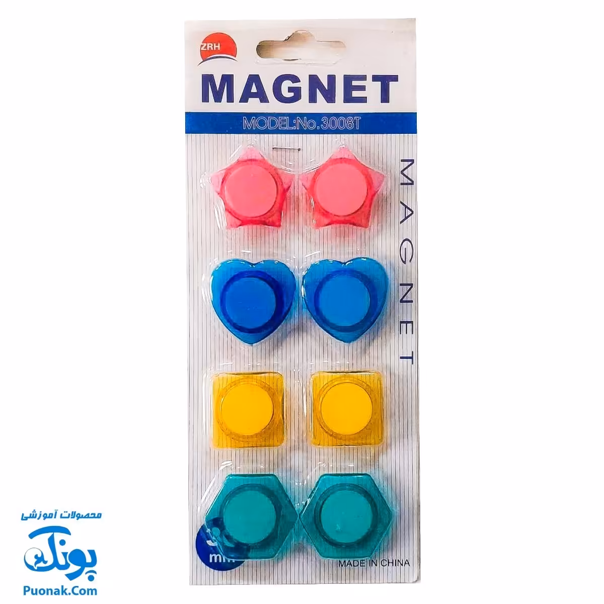 دکمه مگنتی آهنربایی طرحدار فانتزی 8 عددی
