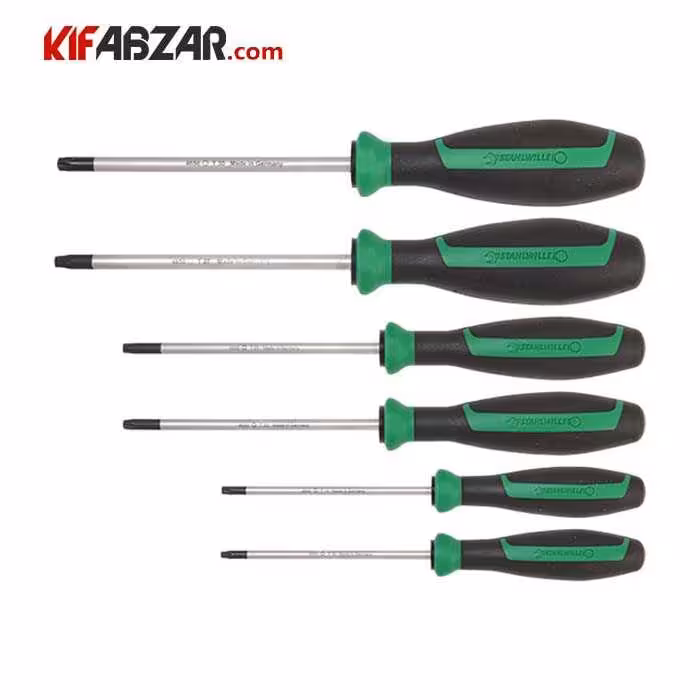 ست پیچ گوشتی ستاره ای  6 عددی اشتایویل مدل 4689TX