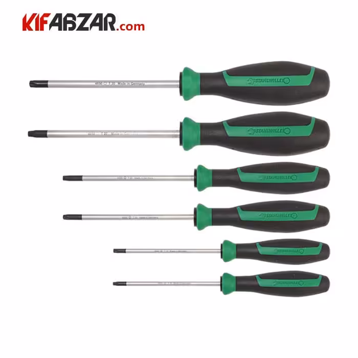 ست پیچ گوشتی ستاره ای  6 عددی اشتایویل مدل 4689TX