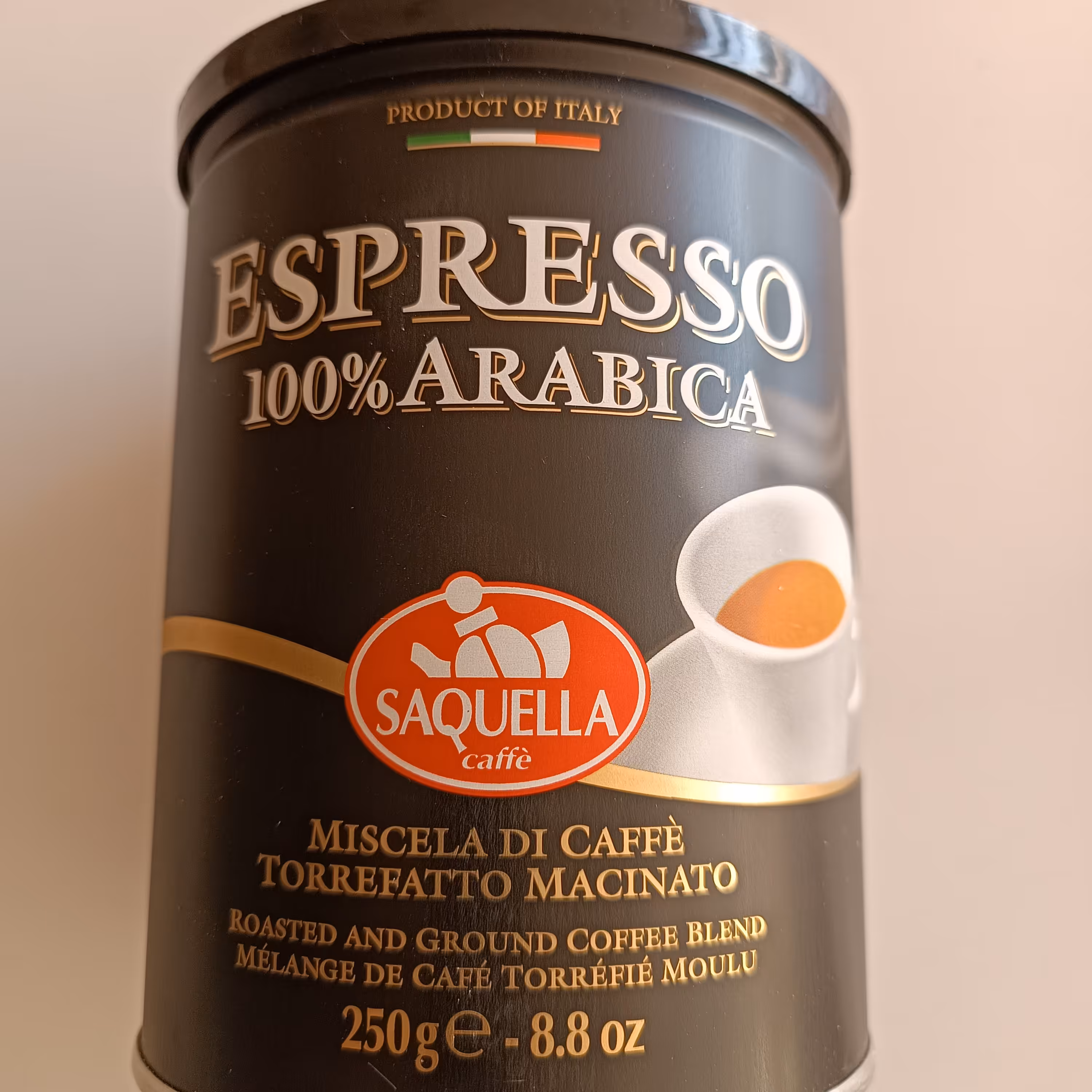 پودر قهوه ساکوئلا‌ مشکی 250 گرمی 