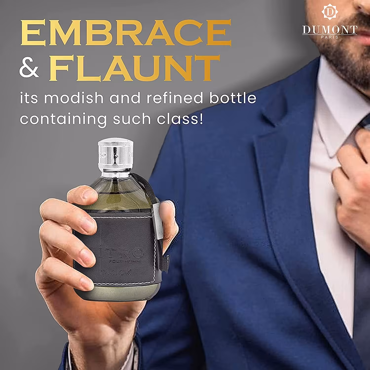 ادو پرفیوم مردانه دمونت پاریس نیترو مدل Black حجم 100 میلی لیتر