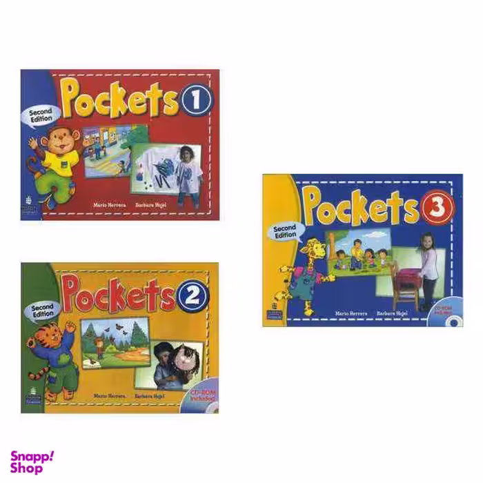 کتاب pockets / اثر Mario Herrera and Barbara Hojel نشر ابداع 3 جلدی