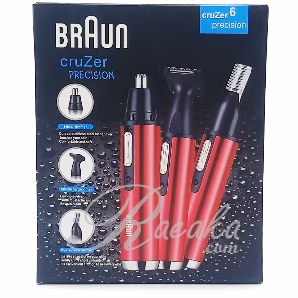 ماشین اصلاح گوش و بینی و  ابرو براوون کروز 6