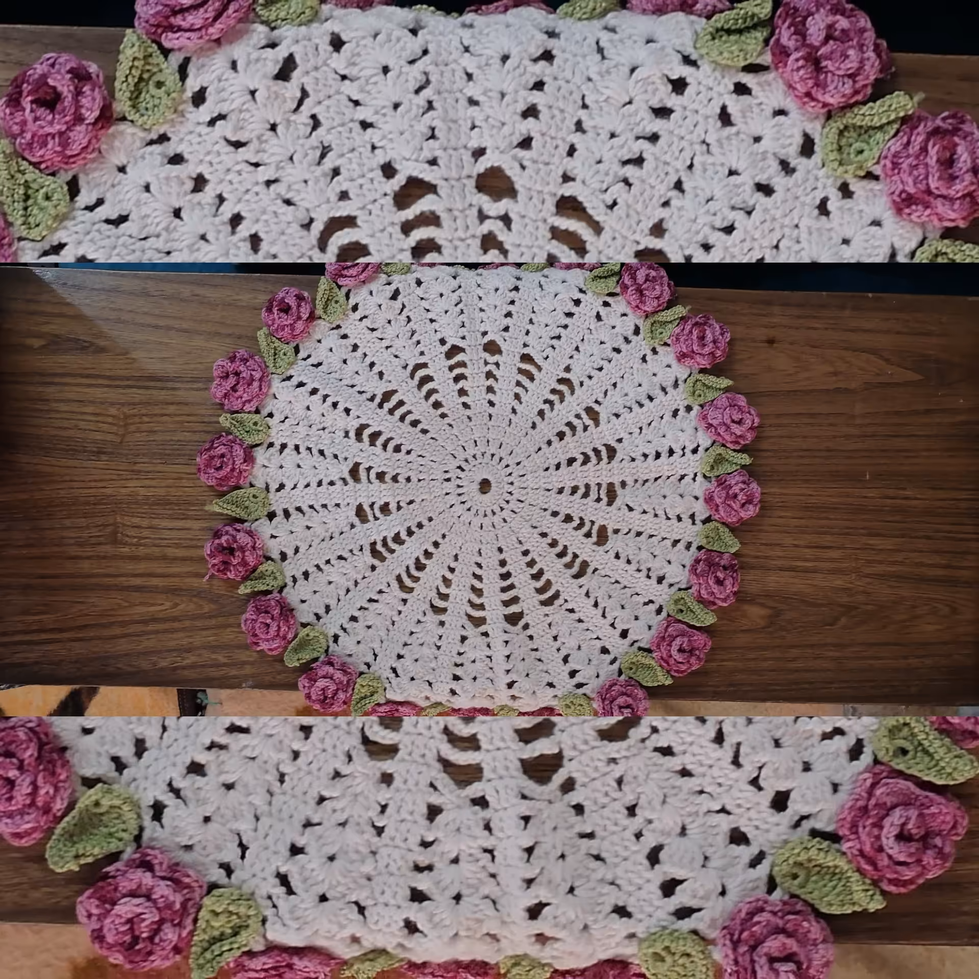 رومیزی بافتنی