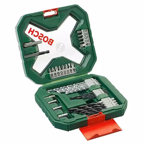 ست 34 عددی انواع مته و سر پیچ گوشتی بوش مدل X-Line