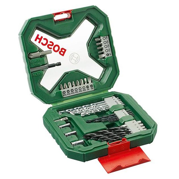 ست 34 عددی انواع مته و سر پیچ گوشتی بوش مدل X-Line