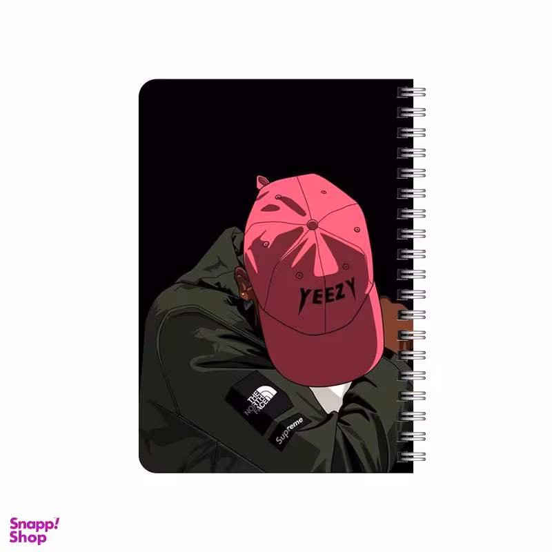 دفترچه یادداشت بامبیلیپ مدل چوبی طرح پسر و کلاهش کد 4179131