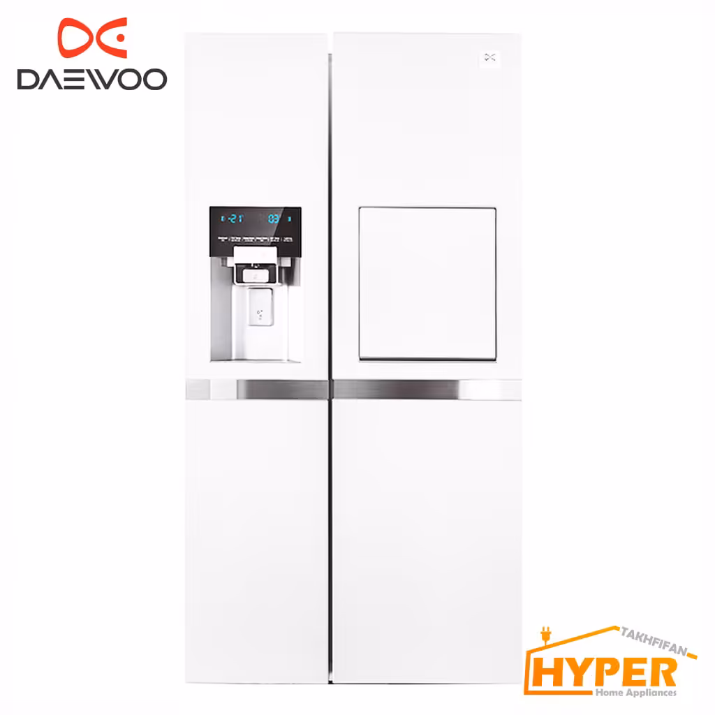 یخچال فریزر ساید بای ساید دوو D4S-0037MW سفید متالیک