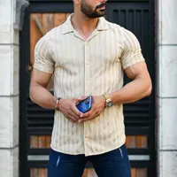 پیراهن مردانه ZARA جنس پارچه آیوار کشی رنگبندی 5 رنگ سایزبندی M الی 3XL