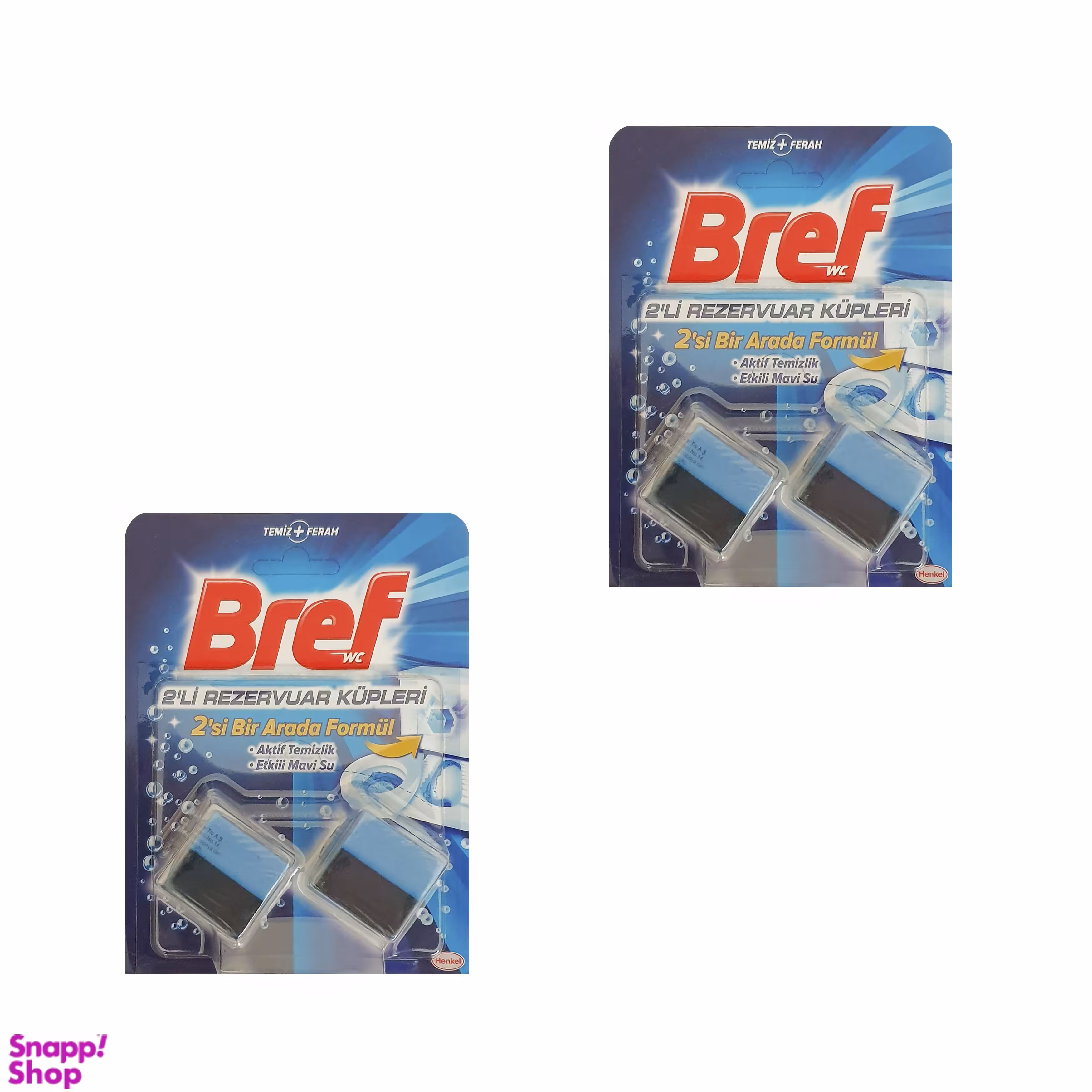 قرص جرم گیر توالت فرنگی برف مدل A-001 بسته 2 عددی مجموعه 2 عددی