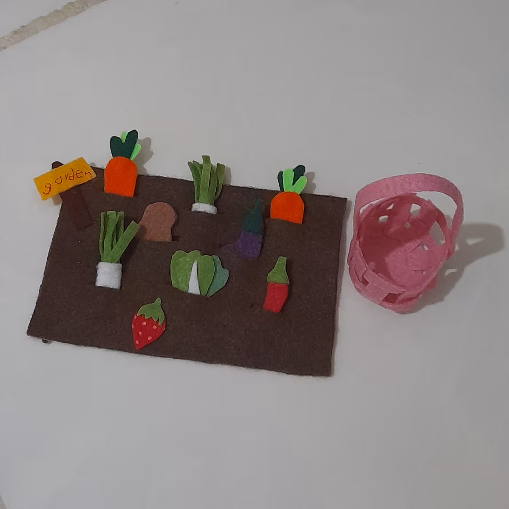 باغچه سبزیجات نمدی